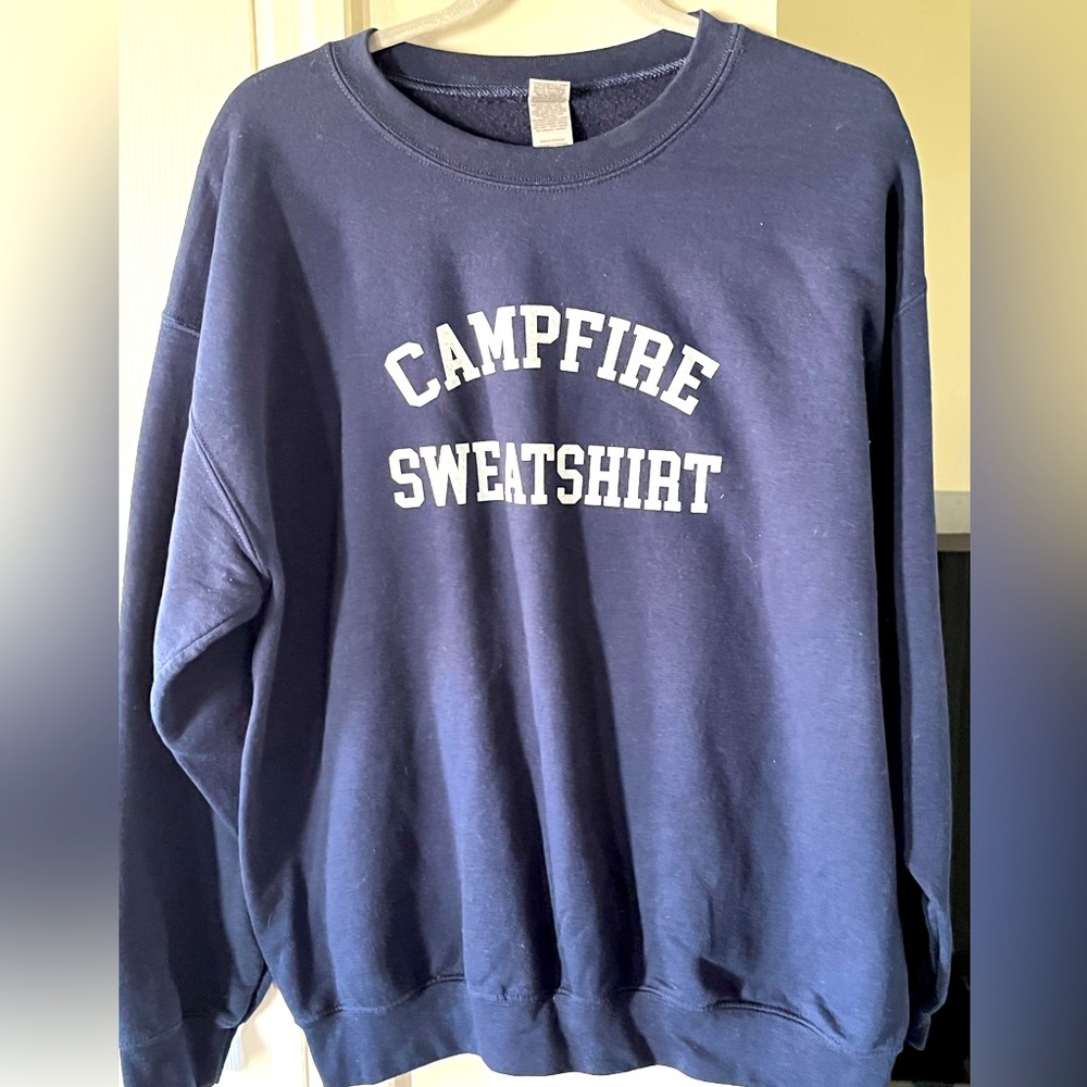 Campfire sweatshirt! Navy blue